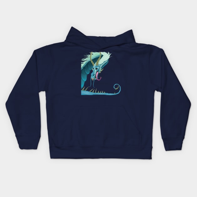 Dragon Kids Hoodie by ddraw